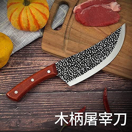 Boning Knife, Sharp Blade Boning Knife High Carbon Steel Butcher Knife Meat Cleaver Vegetable Cutter Cooking Tools BY ZZYY (Kitchen Knife Size : 3pcs)