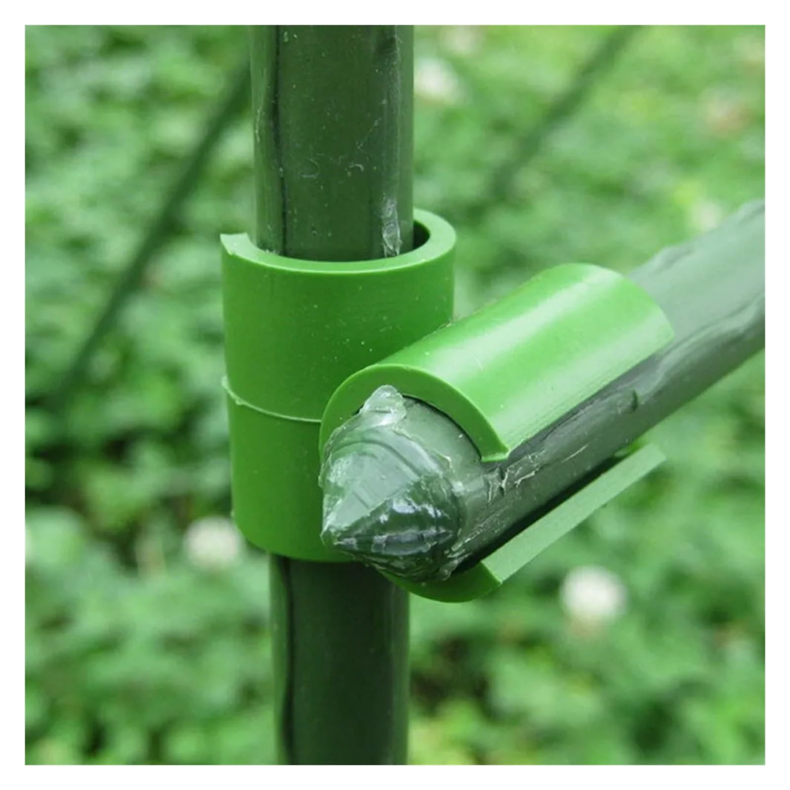 Verstellbare Pflanzen-Rankgitter-Anschlussclips, 40/80 Stück, verstellbare Pflanzenstütze, Kunststoff-Clips, Gartenarbeit, feste Verbindungssäulen, 11 mm Halterung für Kletterpflanzen