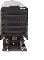 Vista 4 de Walthers Trainline Boxcar con puerta enchufable de 50 pies con ruedas metálicas listo para funcionar en el Pacífico canadiense