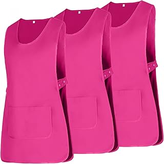 MISEMIYA - Paquete 3 Unidades - Delantal Limpieza Uniforme Laboral CLINICA MÉDICOS Limpieza Veterinaria Sanitarios HOSTELERÍA- Ref.868