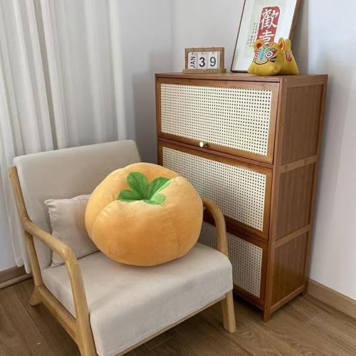 MOMOAO 抱き枕 しいたけ トマト カキ 腰掛けクッション 昼寝枕 添い寝枕 ぬいぐるみ ふわふわ 可愛い 柔らか クッション 萌えグッズ かわいい コレクション 子供用 部屋飾り ギフト おもしろい 記念品 彼女 女の子 もこもこ 誕生日プレゼント