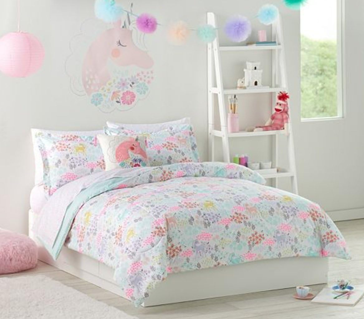 Jumping Beans Enchanted Garden 5 piece Bedding Set--Twin