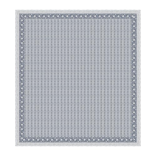 Image of BLOCKS OF INDIA Hand Block Printed 200 TC Cotton Super King Size Bedsheet (Grey LINE)