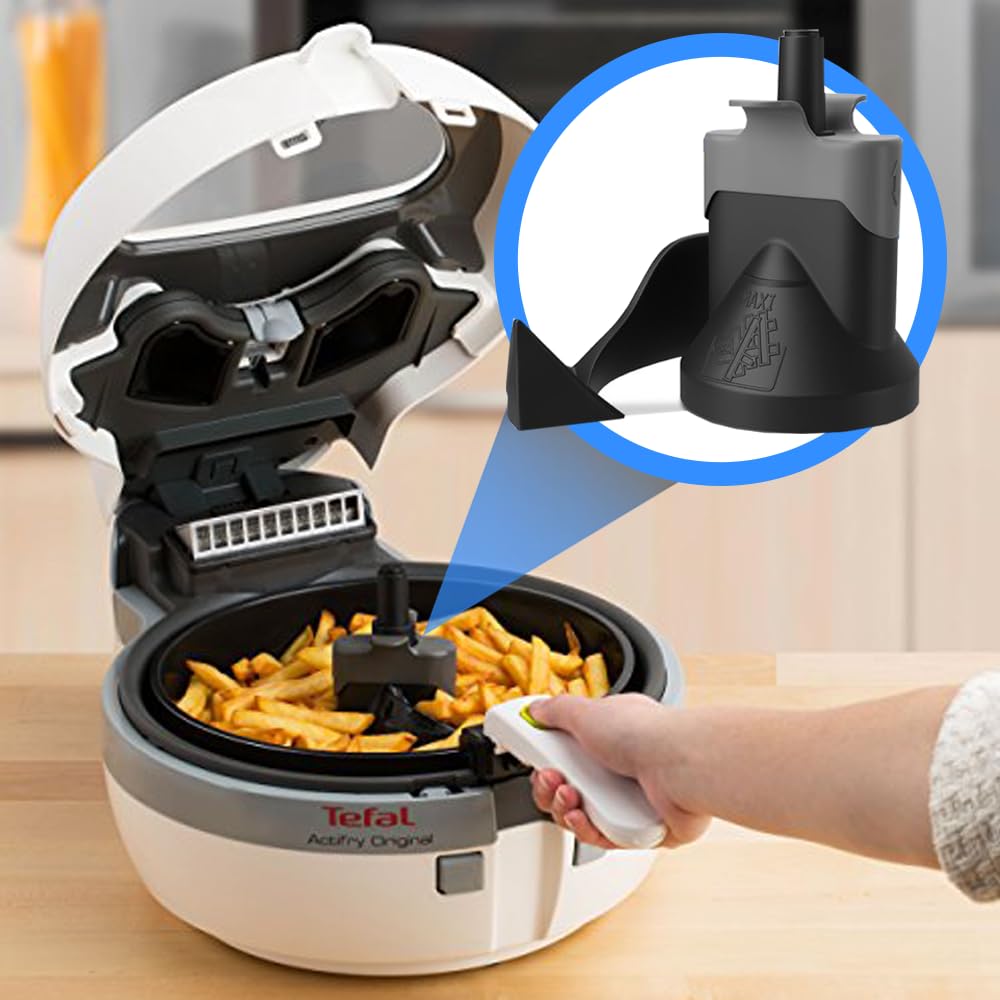 Tefal wymienna łopatka mieszająca SS-990596 kompatybilna z frytownicą powietrzną Tefal ActiFry FZ710015 | Oryginalna wymienna końcówka Tefal XA900302 z silikonową uszczelką | Łatwa instalacja