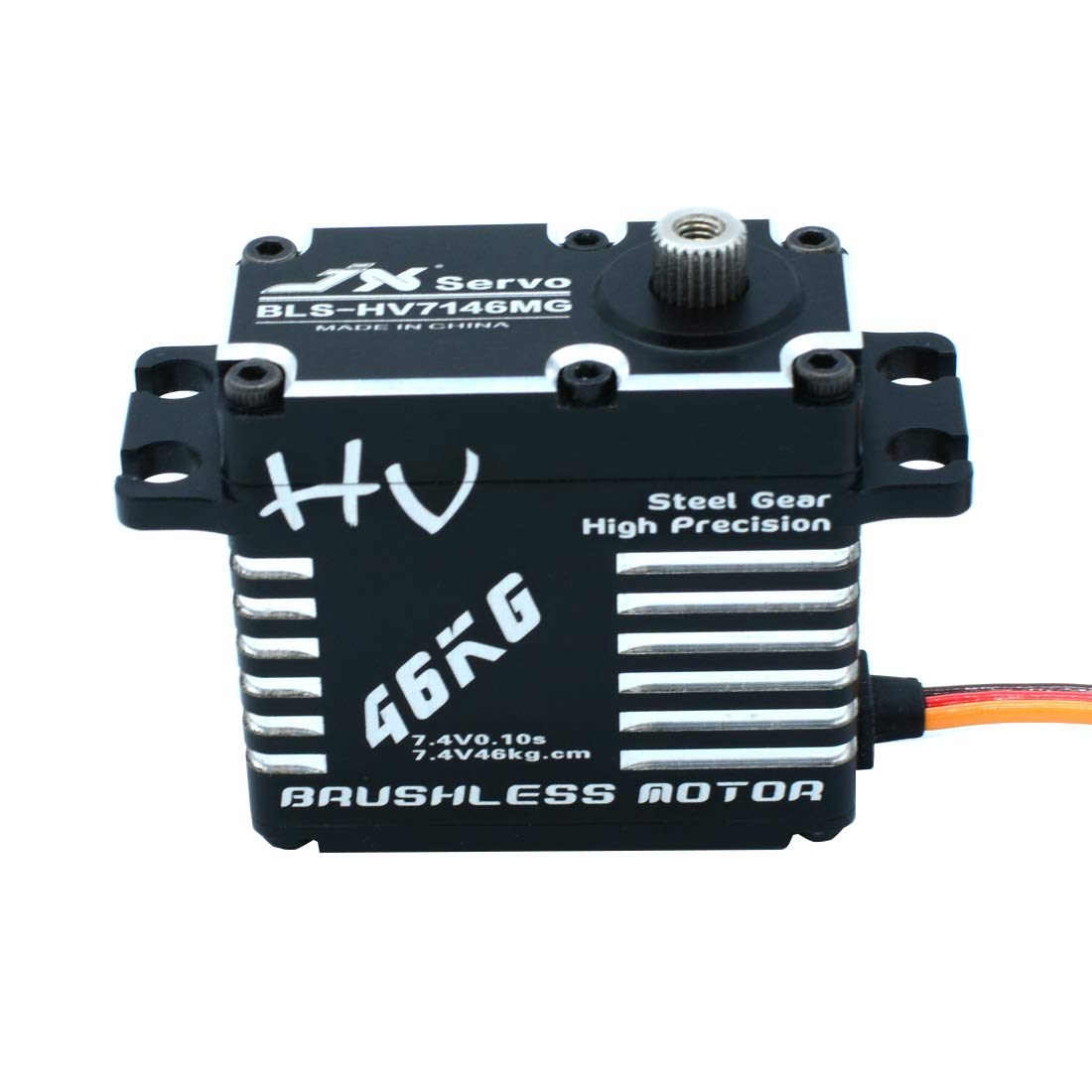 JX Servo BLS-HV7146MG 46KG großes Drehmoment Metallgetriebe Ruder Roboter Industrieanlagen 180 Grad