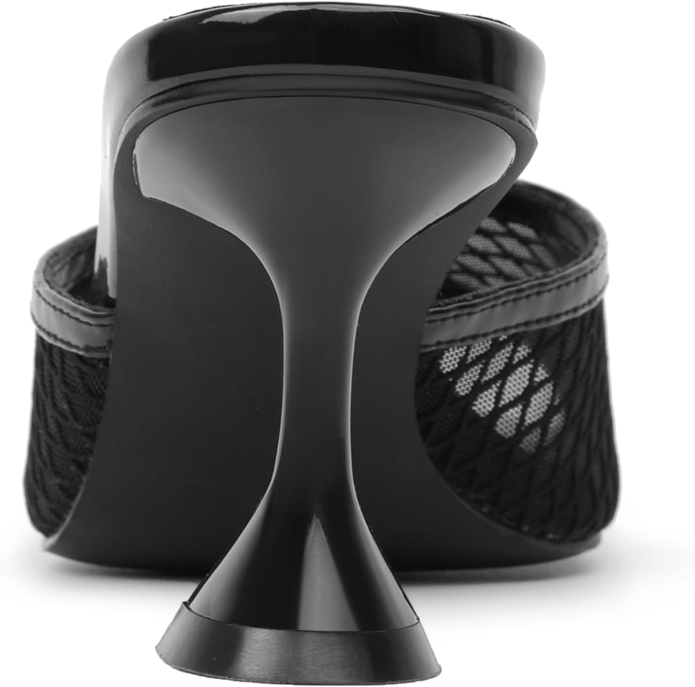 vivianly Womens Clear Heels Sandals Transparent Stiletto Heel Slippers Backless Peep Toe Slip on Heeled Mules - Image 7