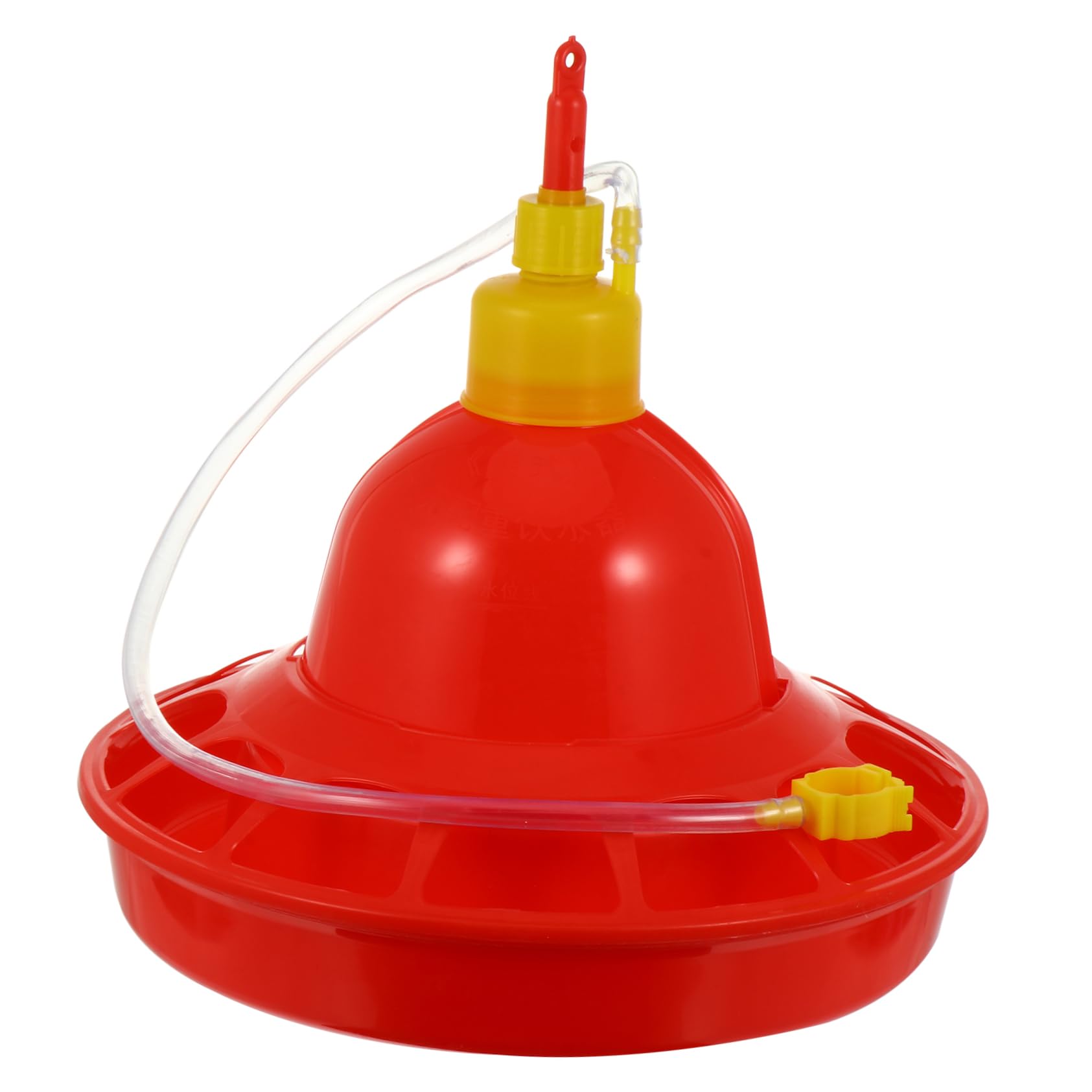 VANZACK Mangiatoia Automatica per Pollame in Plastica, Flusso D’acqua Costante e Resistente al Calore, per Galline e Uso in Allevamento All’aperto