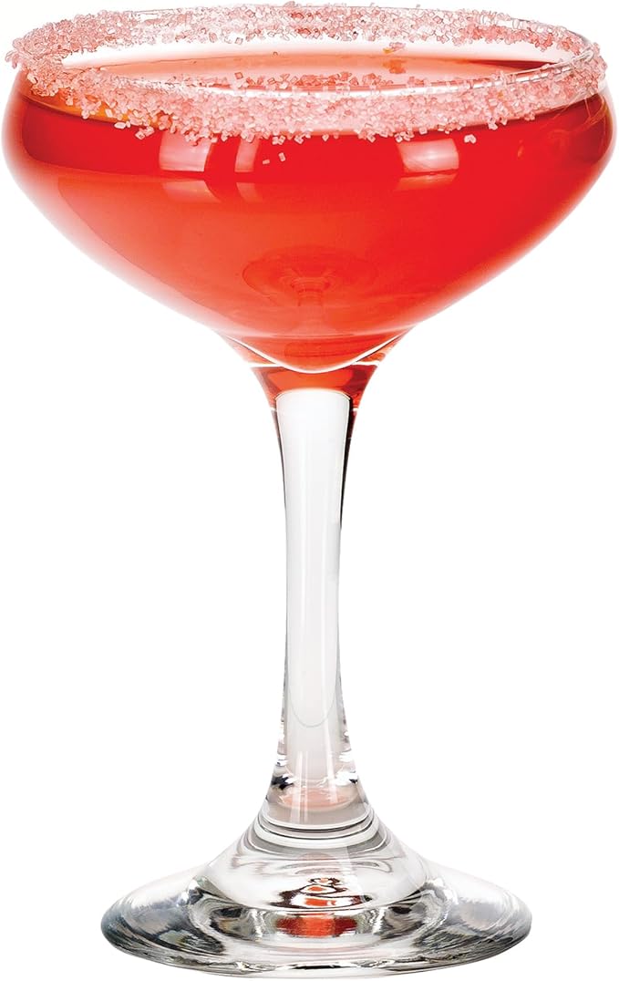 Libbey 3055 Perception Cocktail Coupe Glasses Set of 12, Elegant,