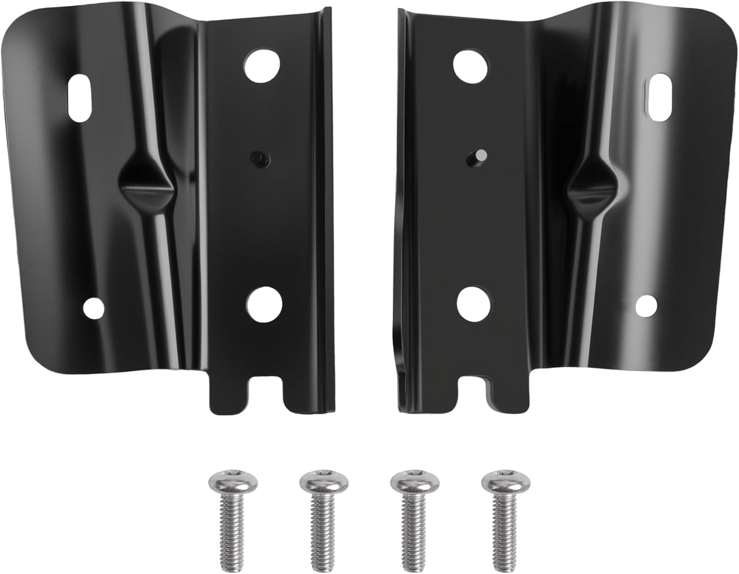 Soft Top Left and Right Bow Bracket with Screws Compatible with 2013-2017 J-eep Wrangler JKU 4-Door Only Replaces# 68163704AB, 68163705AB