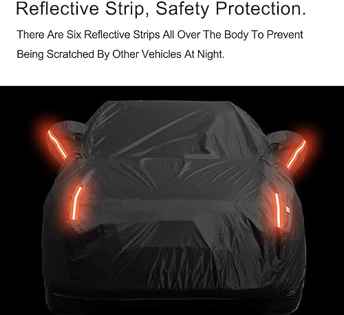 Miniatura 5 de Cubierta de auto para Hatchback, con protección UV, resistente al viento, al polvo, a los arañazos, universal, para exteriores