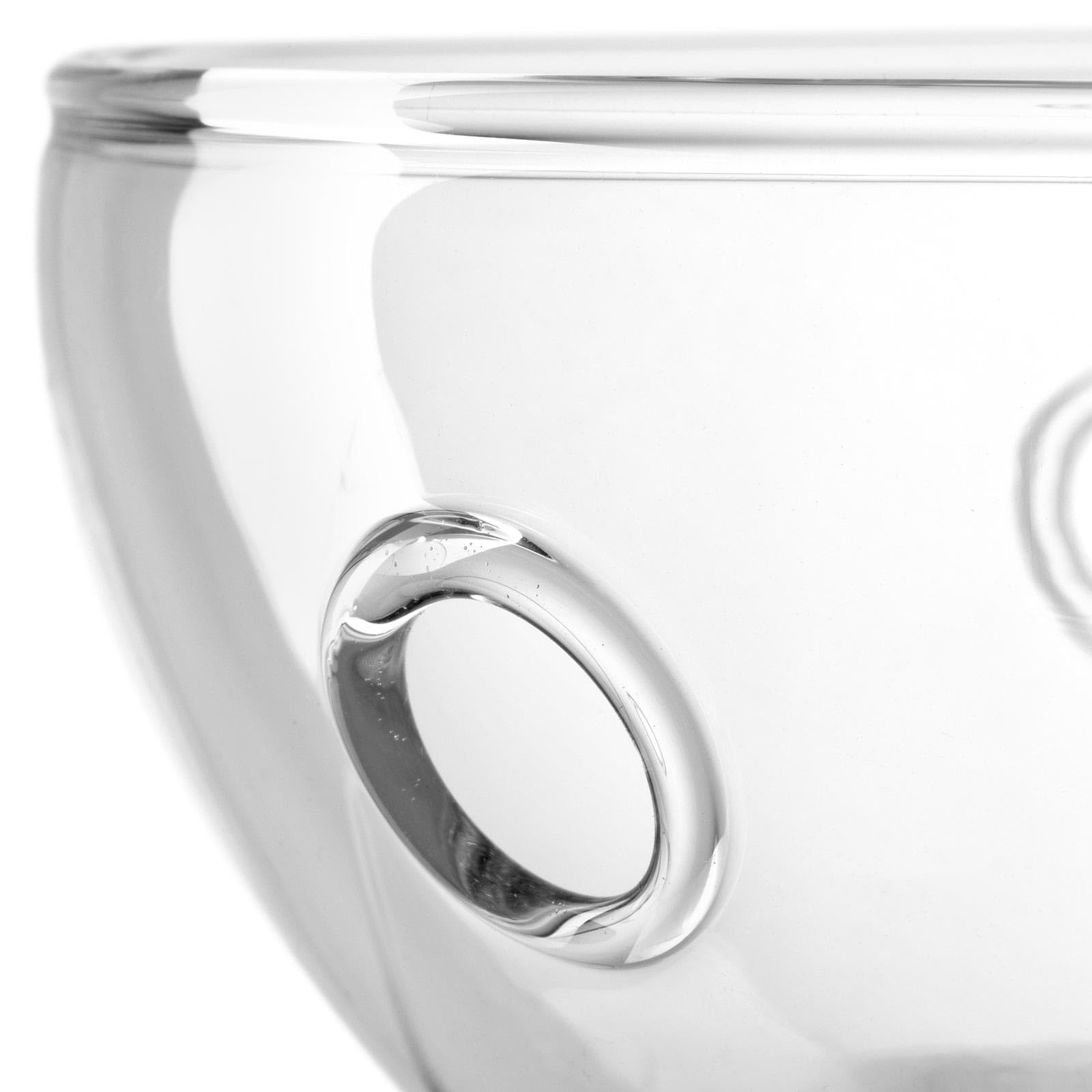LEONARDO Tè per Te Teekanne mit Metallhenkel 1,2 L mit Stövchen aus dickwandigem Borosilikatglas, Hergestellt in Handarbeit, Spülmaschinengeeignet