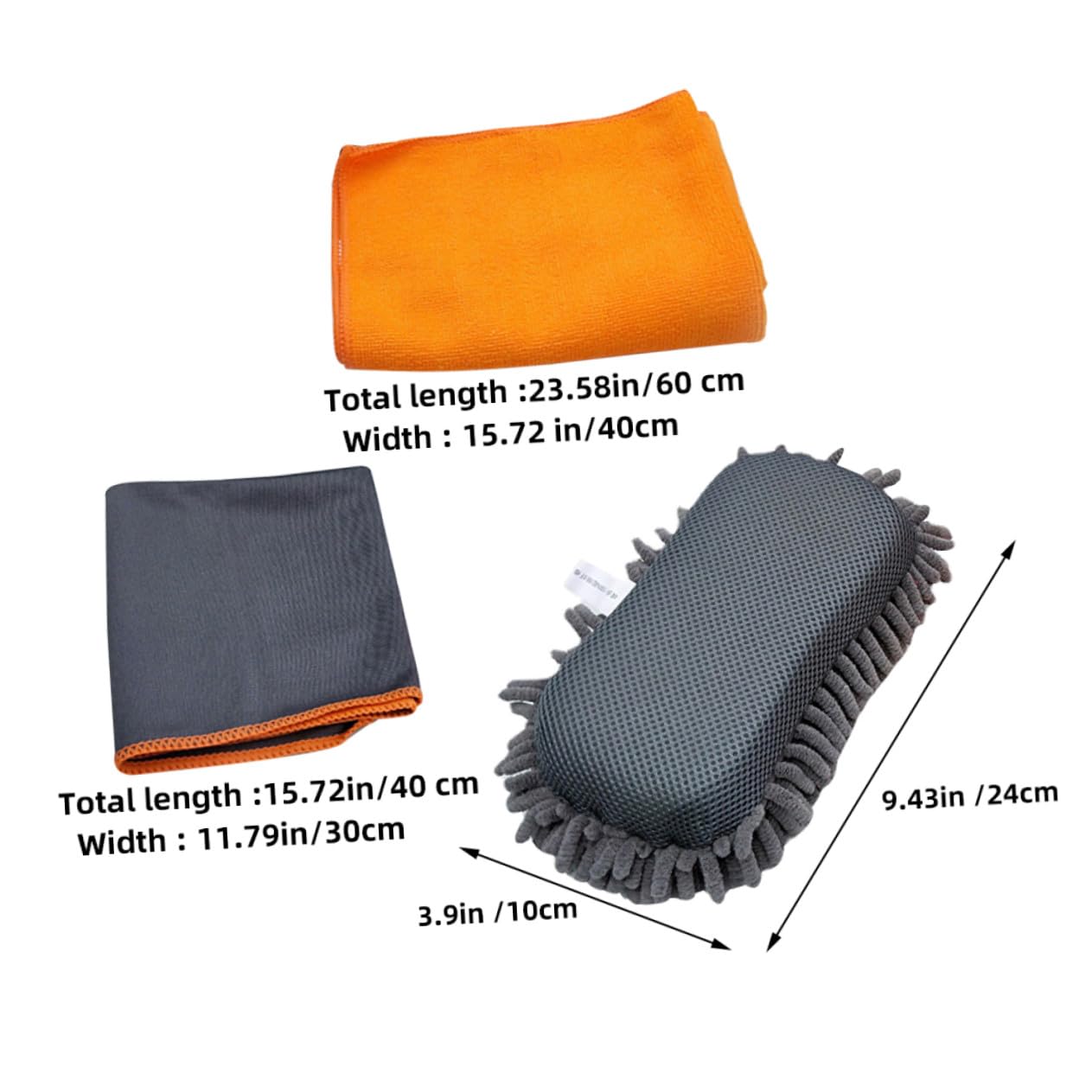 Multifunktionales Auto Reinigungsset mit Schwamm und Tuch Tragbarer Autopflege Schwamm für Outdoor Einsatz und Innenraum Reinigungstools für Effektive Fahrzeugpflege