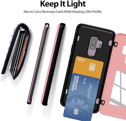 Miniatura 359 de GOOSPERY Parachoques magnético para puerta compatible con Galaxy S23, tarjetero tipo cartera, cierre automático, protección de doble capa resistente