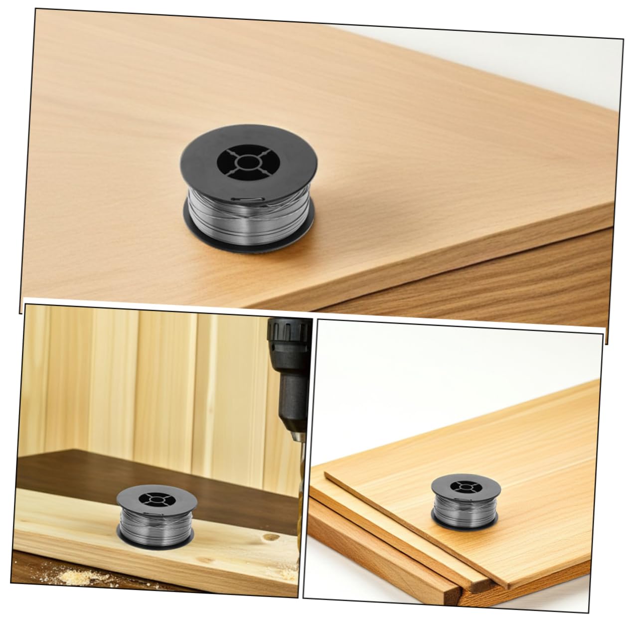 MAGICLULU Filo per Saldatura Senza Gas 0, 8mm Acciaio al Carbonio Argento | Bobina da 1kg, Facile da Usare, per Progetti di Saldatura e Impieghi Vari