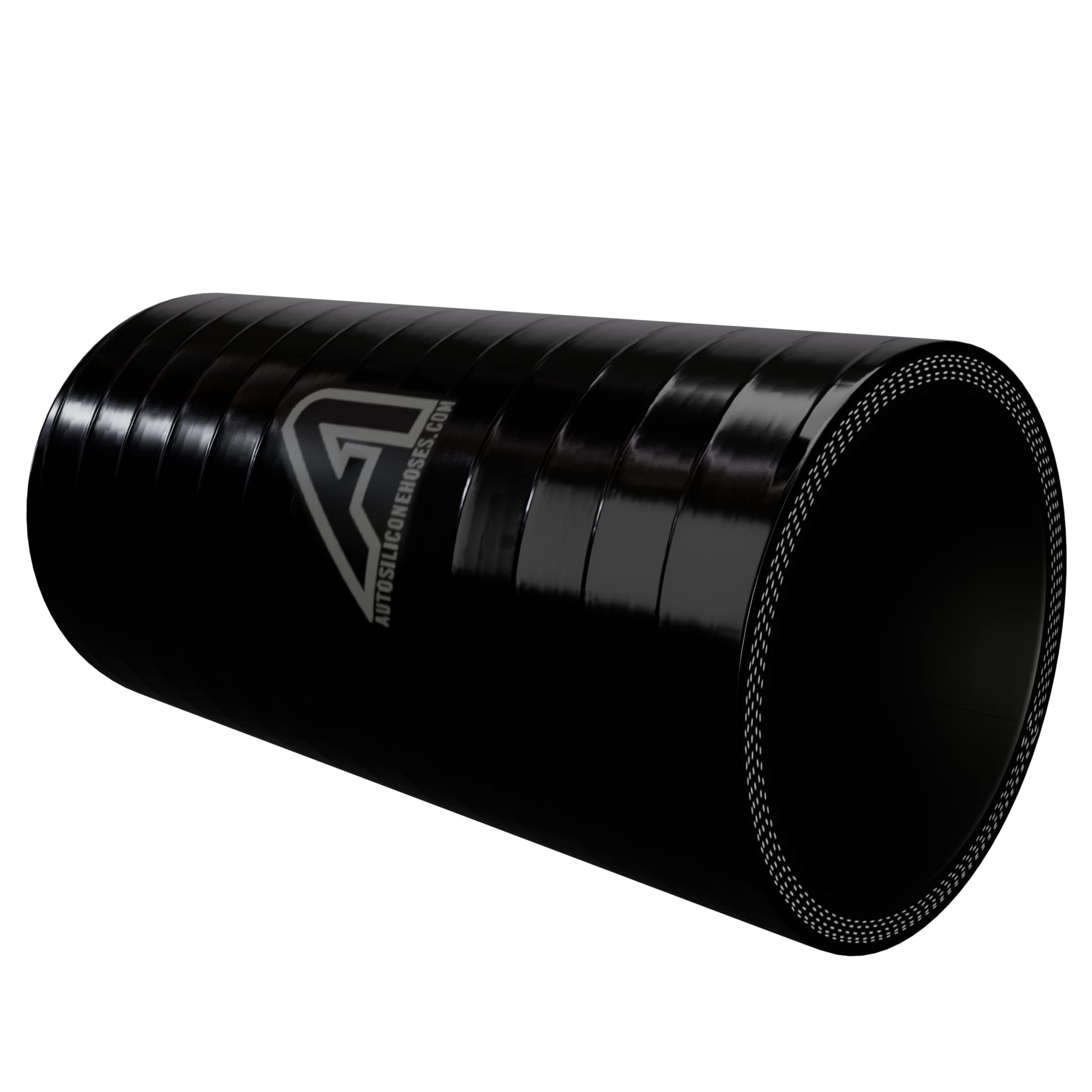 51mm 2" ID Silicone Straight Hose Joiner Coupler 50mm Length Black