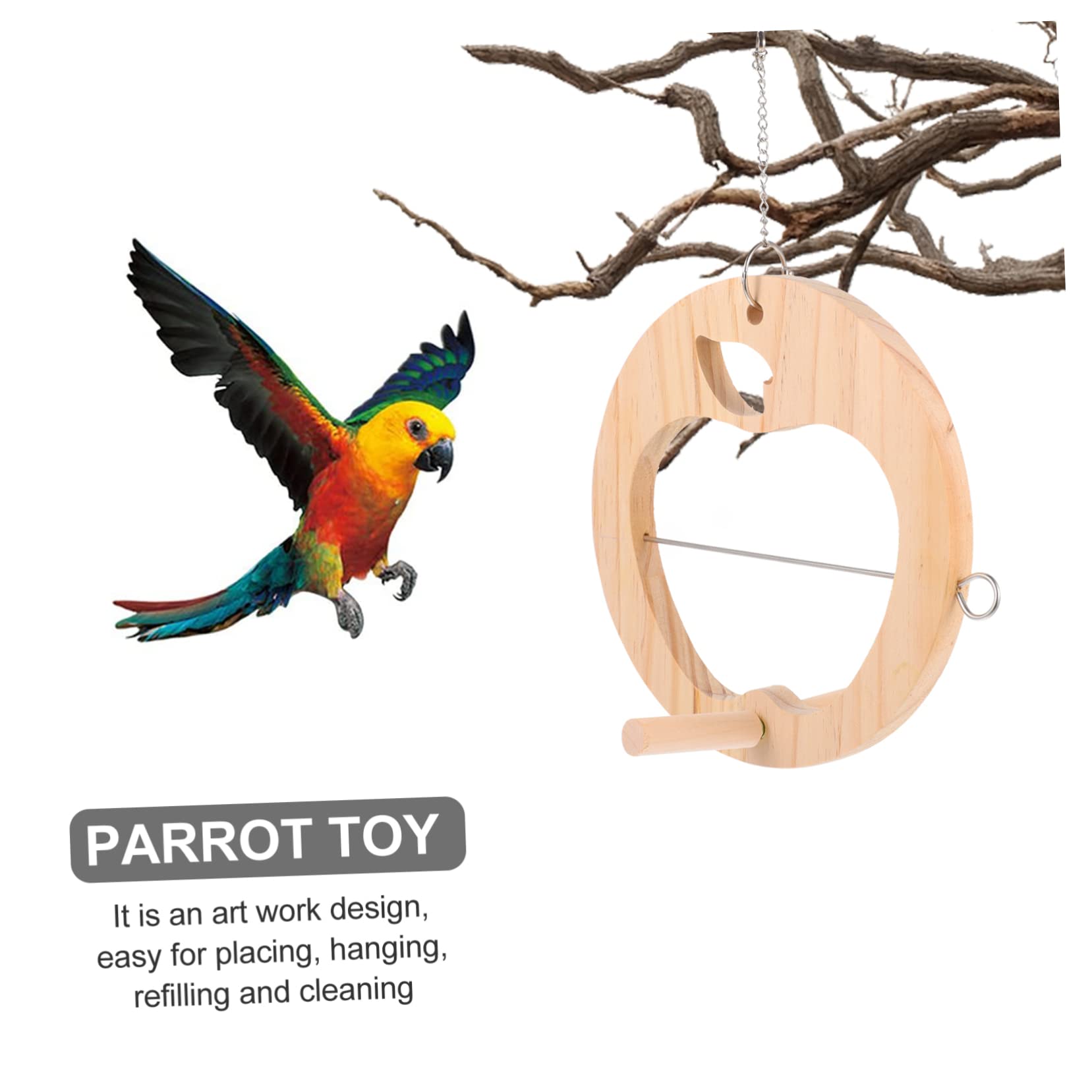 Abaodam Bird Vegetable Skewer Creative Stand Pole for Parrots Bird Cage Accessory Easy to Clean Fruit Holder Decoration for Budgies and Macaws