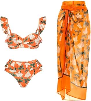 ビキニと花柄ラップスカートセット★Bikini & wrap skirt set 614vsOyRc8L._AC_SY350_QL65_.jpg