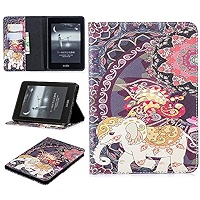 Leather Folio Case For Kindle 10th Gen 2019 - Auto Wake/Sleep, Magnetic Closure, Lightweight Cover