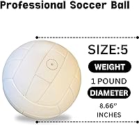 Vista 6 de Réplica oficial del balón de fútbol de la Copa del Mundo 1958, réplica del balón de fútbol vintage cosido a mano para jugadores de fútbol adultos