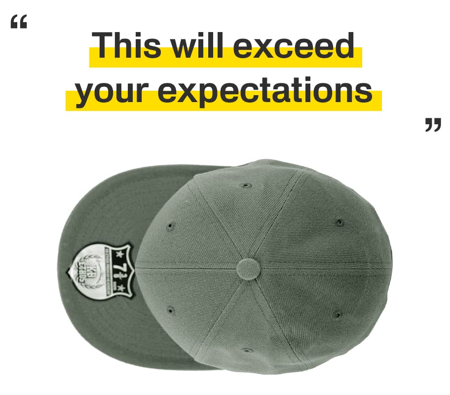 Image of KBETHOS Original 6 Panel Flat Brim True-Fit Fitted Cap