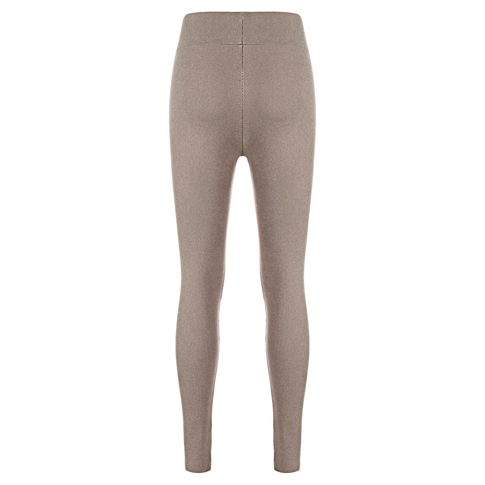 TTAO Thermal Pants for Women Warm Tight Leggings Thermal Underwear Bottoms Athletic Yoga Pants Skinny Pants Coffee Large