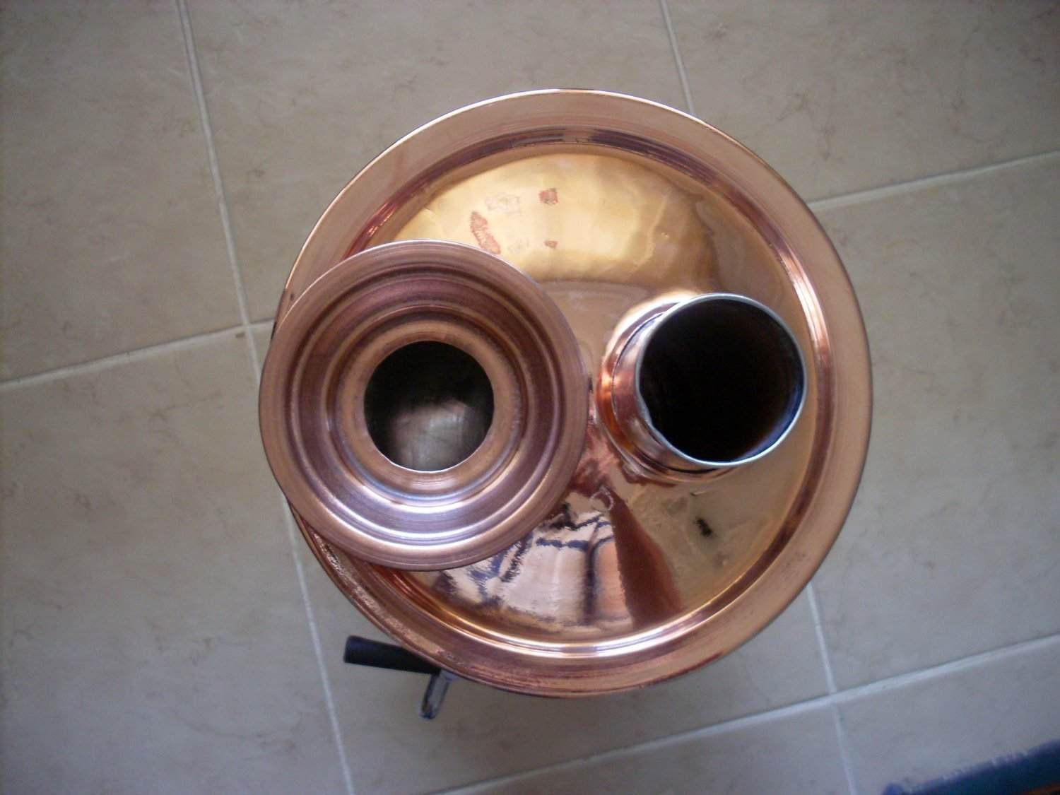 Miedziany samovar czajniczek i czajnik podgrzewacz wody 5 l kemping piesze wędrówki polowanie grill wewnątrz ocynowany węgiel drzewny i drewno opałowe dekoracyjny semiaver