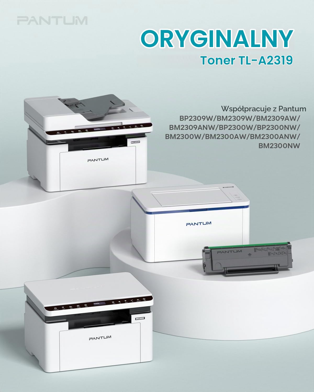 PANTUM TL-A2319 oryginalny toner do BP2309W BM2309W BM2309AW, 1000 stron