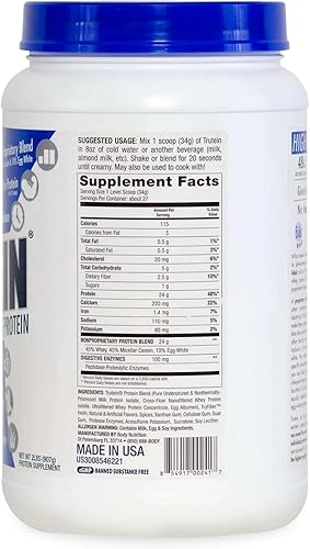 Vista 87 de Body Nutrition Trutein Mezcla de proteínas