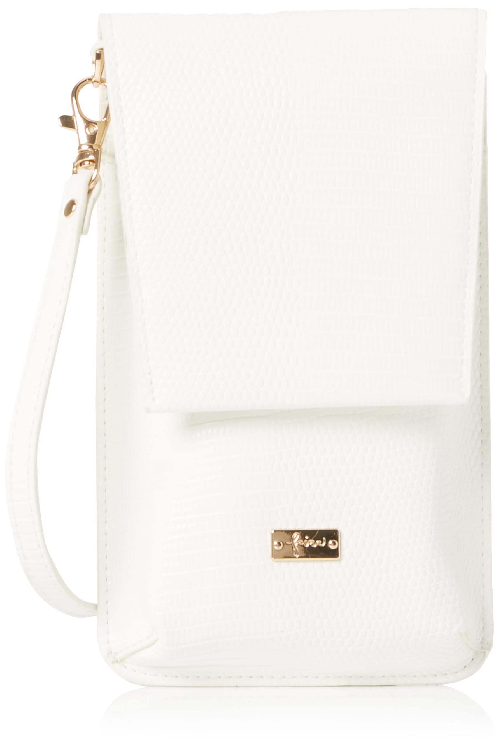 caspio Women Crossbody Mini Crossover Body Bag, White, One Size