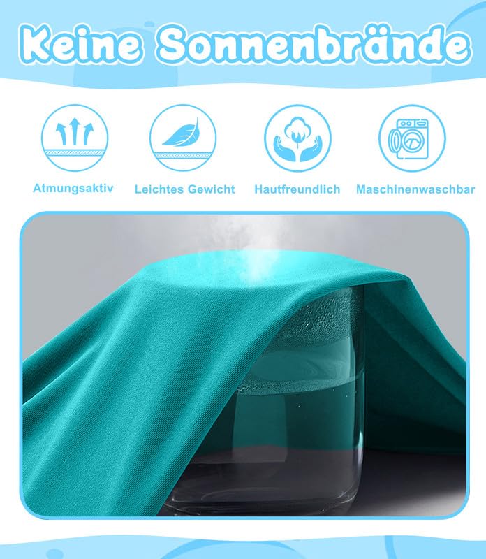 Maillot de bain UV pour garçon - Maillot de bain à manches courtes - Séchage rapide