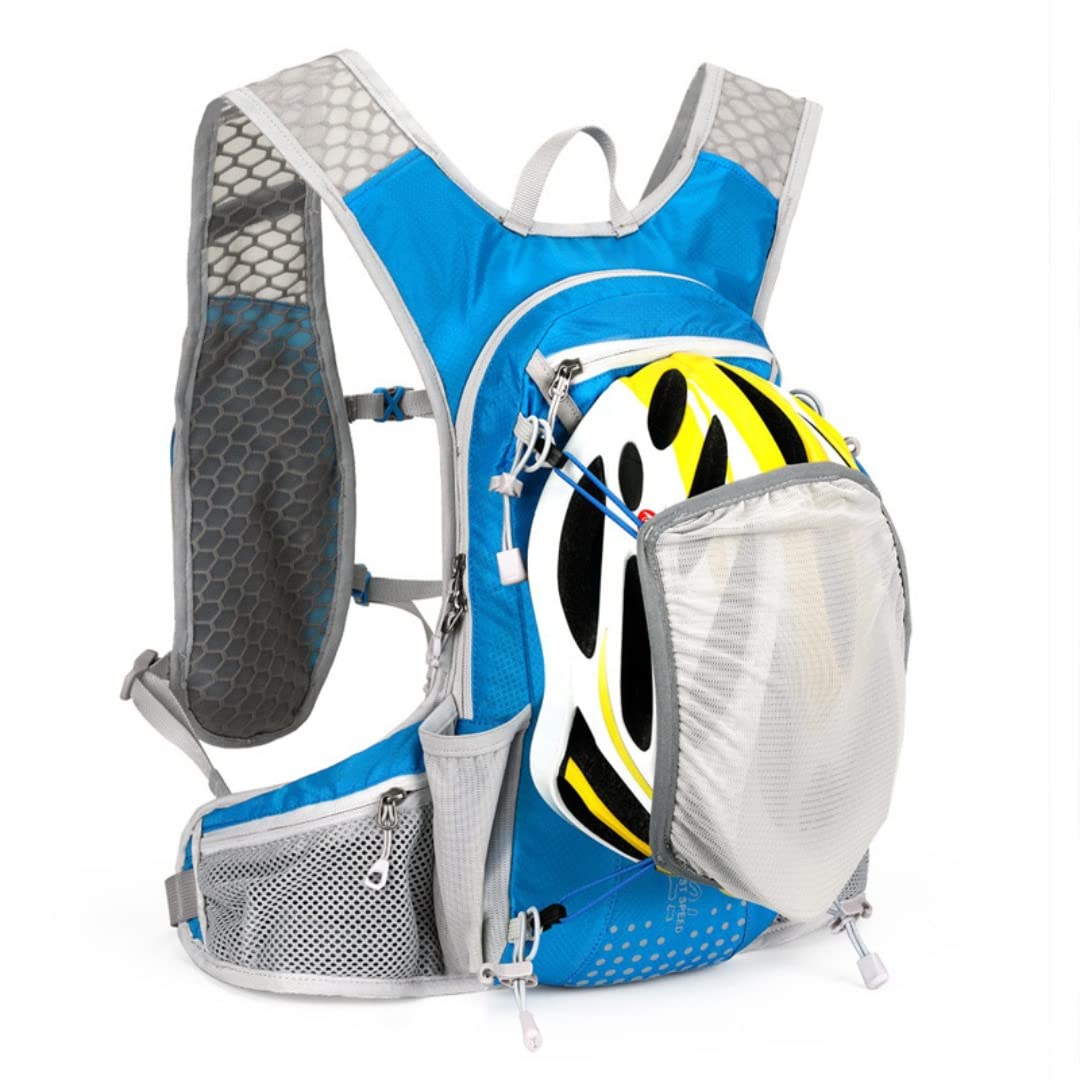 Zaino da corsa leggero, gilet da corsa regolabile da donna con sacca idrica per ciclismo, ideale per trail running ed escursionismo (verde)