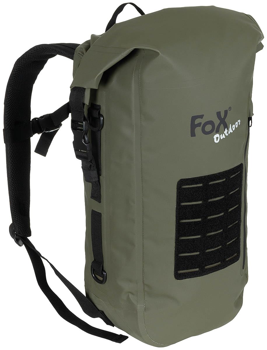 Fox Outdoor Rucksack Dry Pak 30", Oliv, wasserdicht