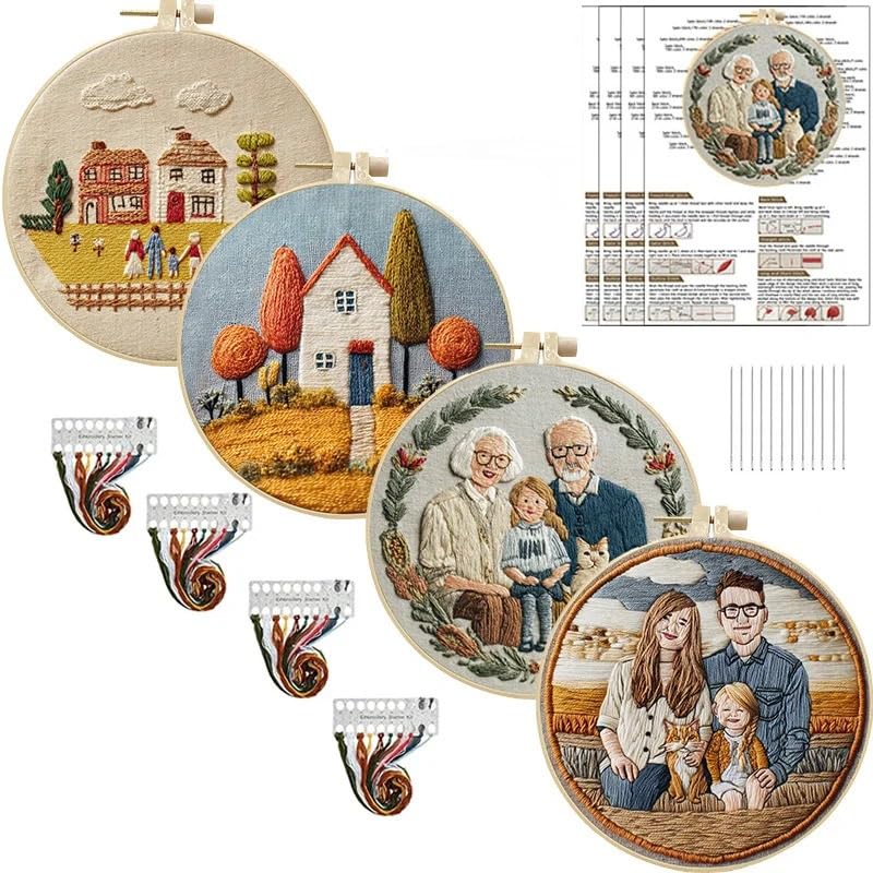 Kit broderie point de croix débutant cadeau loisirs créatifs femmes