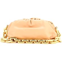 Pre-Loved The Chain Pouch Leather, Neutral