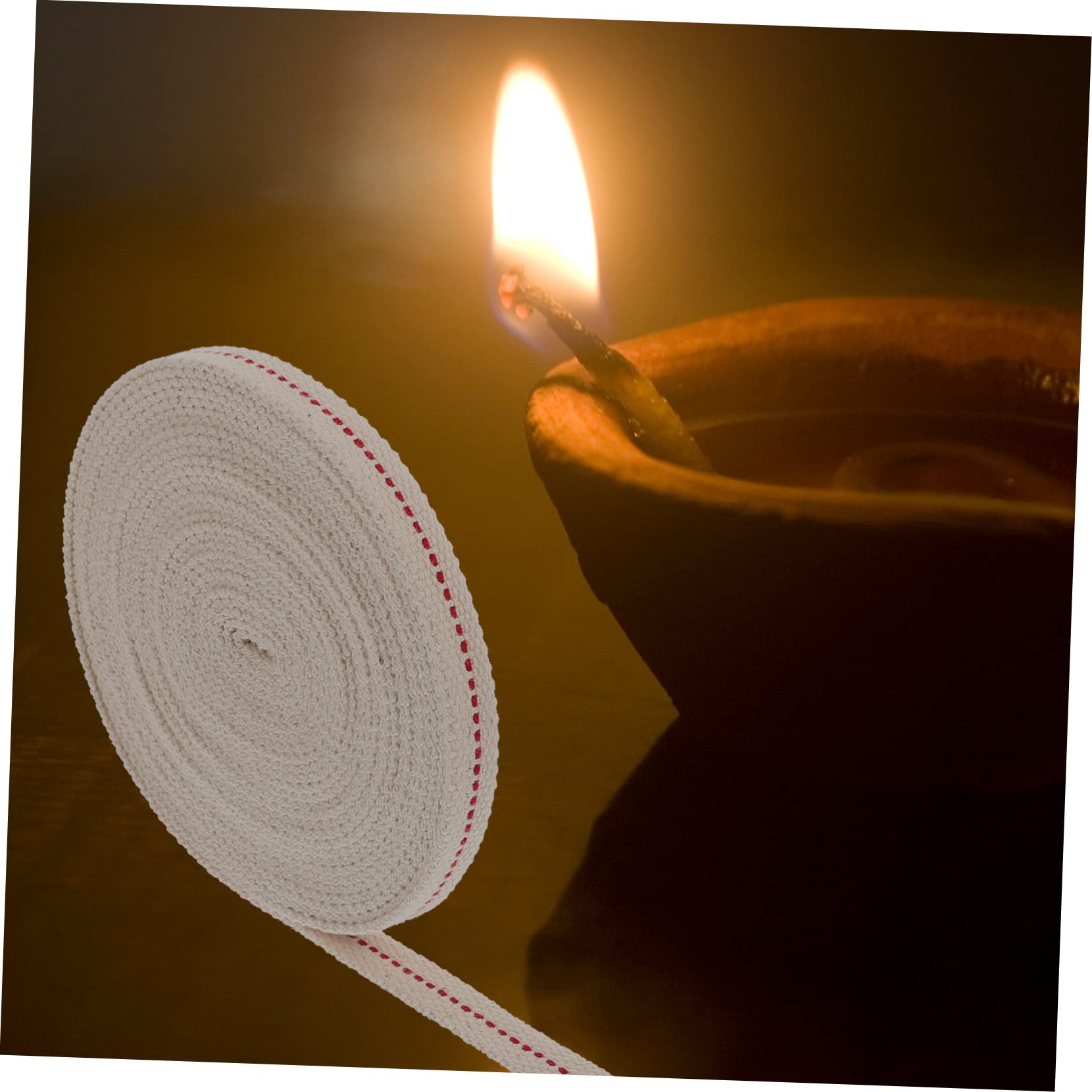 ERINGOGO 6Pcs Household Oil Lamp Wicks Replaceable Wicks for Portable Lanterns for Oil Lamps and Lantern Accessories