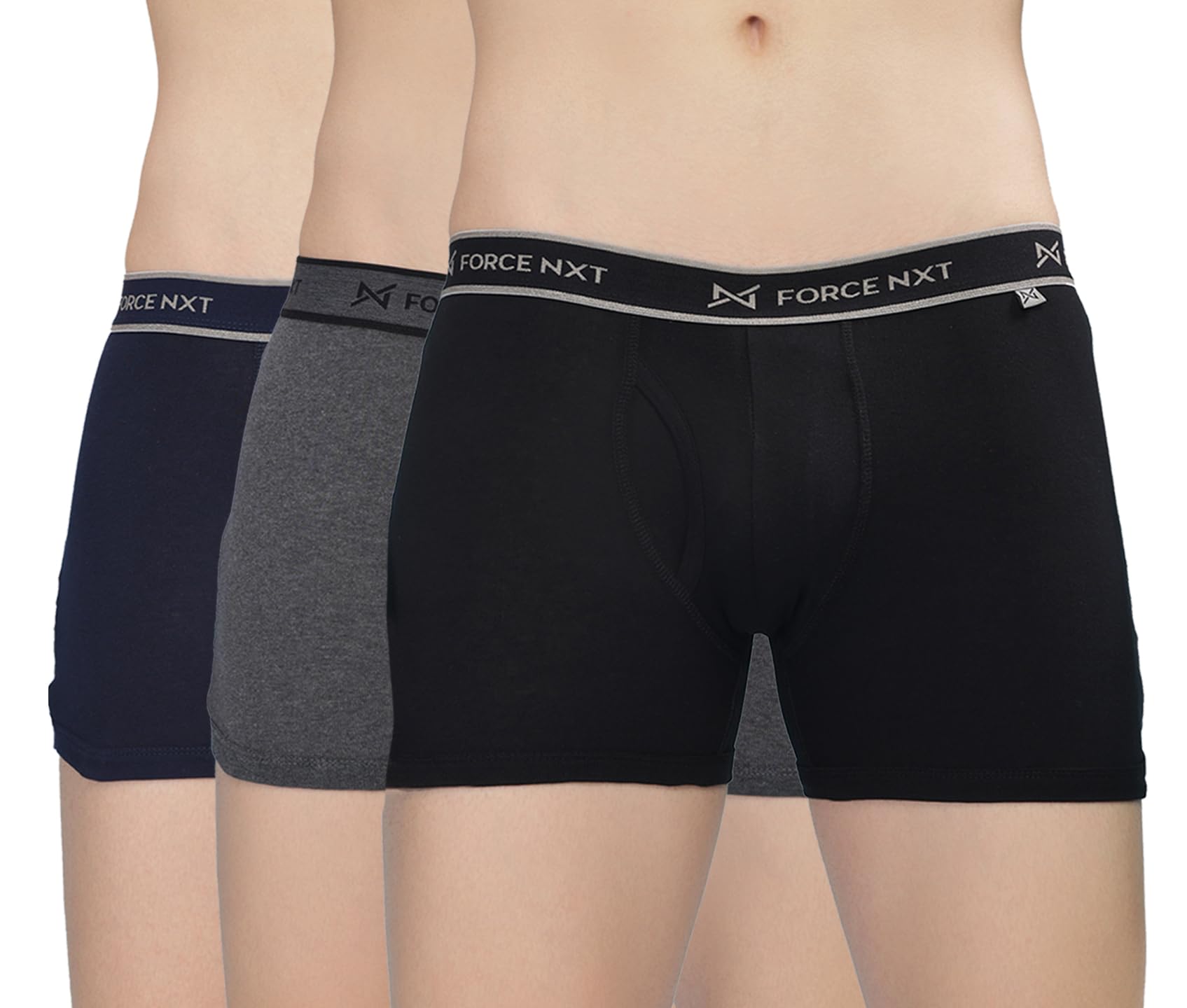 force nxt Men's Cotton Classic Solid Trunks-picture-21