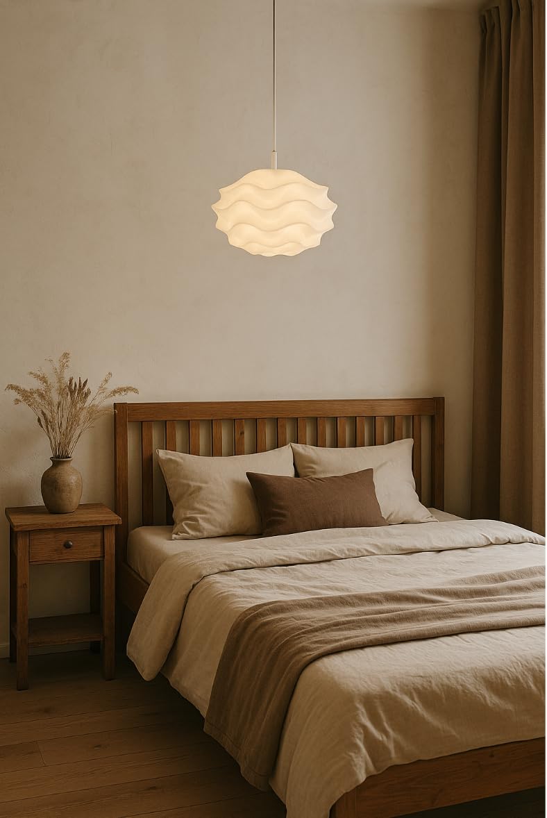 KONTARBOOR Suspension Design Moderne – Ø 40 cm x H 28 cm –Métal et Acrilyque -