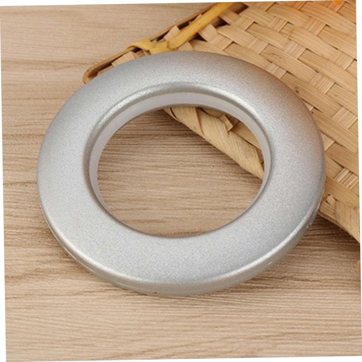 DECHOUS 20pcs Iron Grommets for Curtains Low Noise Eyelet Rings Snap Fix for Drapery Rod