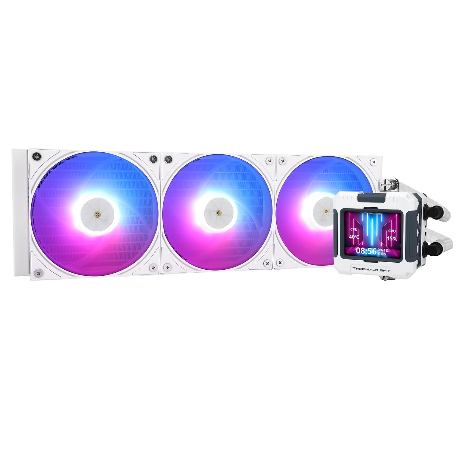 Thermalright FW360 White ARGB CPUクーラー Thermalright FW360 White ARGB CPU Water Cooler,3 PWM Fans
