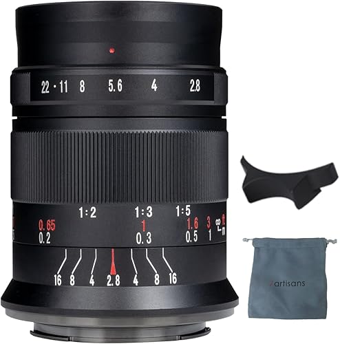 Miniatura 1 de 7artisans Lente macro APS-C de enfoque manual F2.8 II de 2.362 in para cámaras Sony E-Mount A5100 A6000 A6300 A6500 A7iii A7Riii A7Siii NEX-5 NEX-7