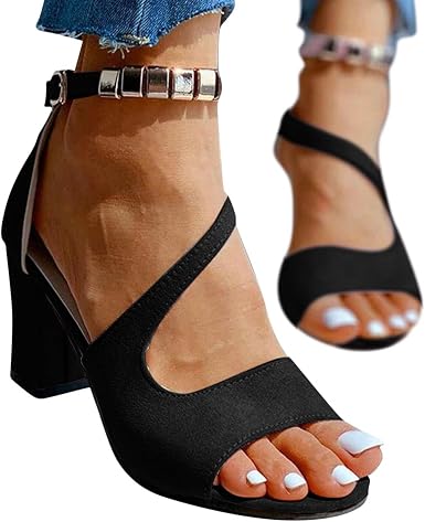 Sandalias cómodas estilo retro para mujer