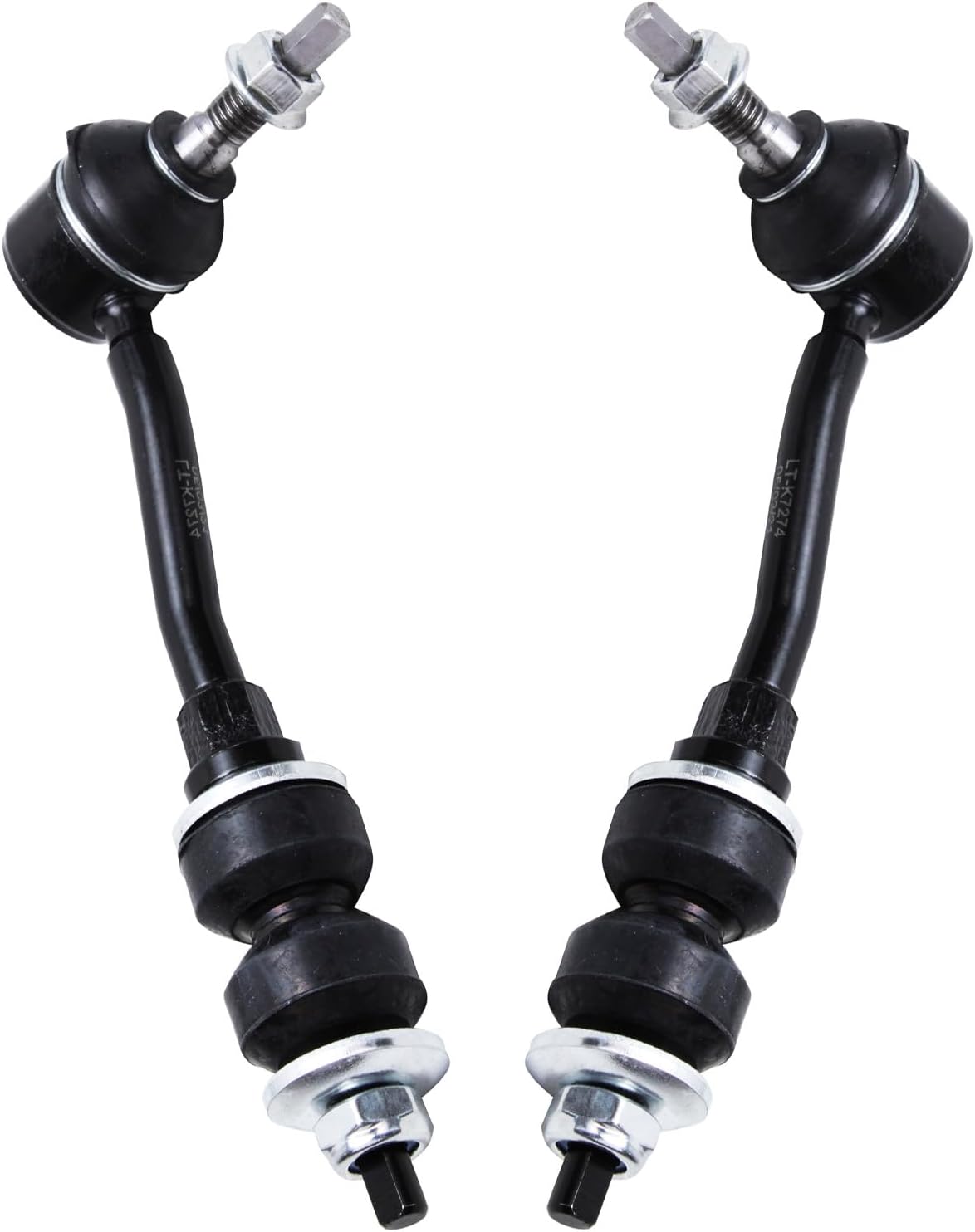 Detroit Axle - 2WD Front 12pc Suspension Kit for 00-04 Dodge Dakota, 00-03 Durango, 4 Inner & Outer Tie Rod Ends 2 Sway Bars 4 Lower & Upper Ball Joints 2 Boots 2000 2001 2002 2003 Replacement