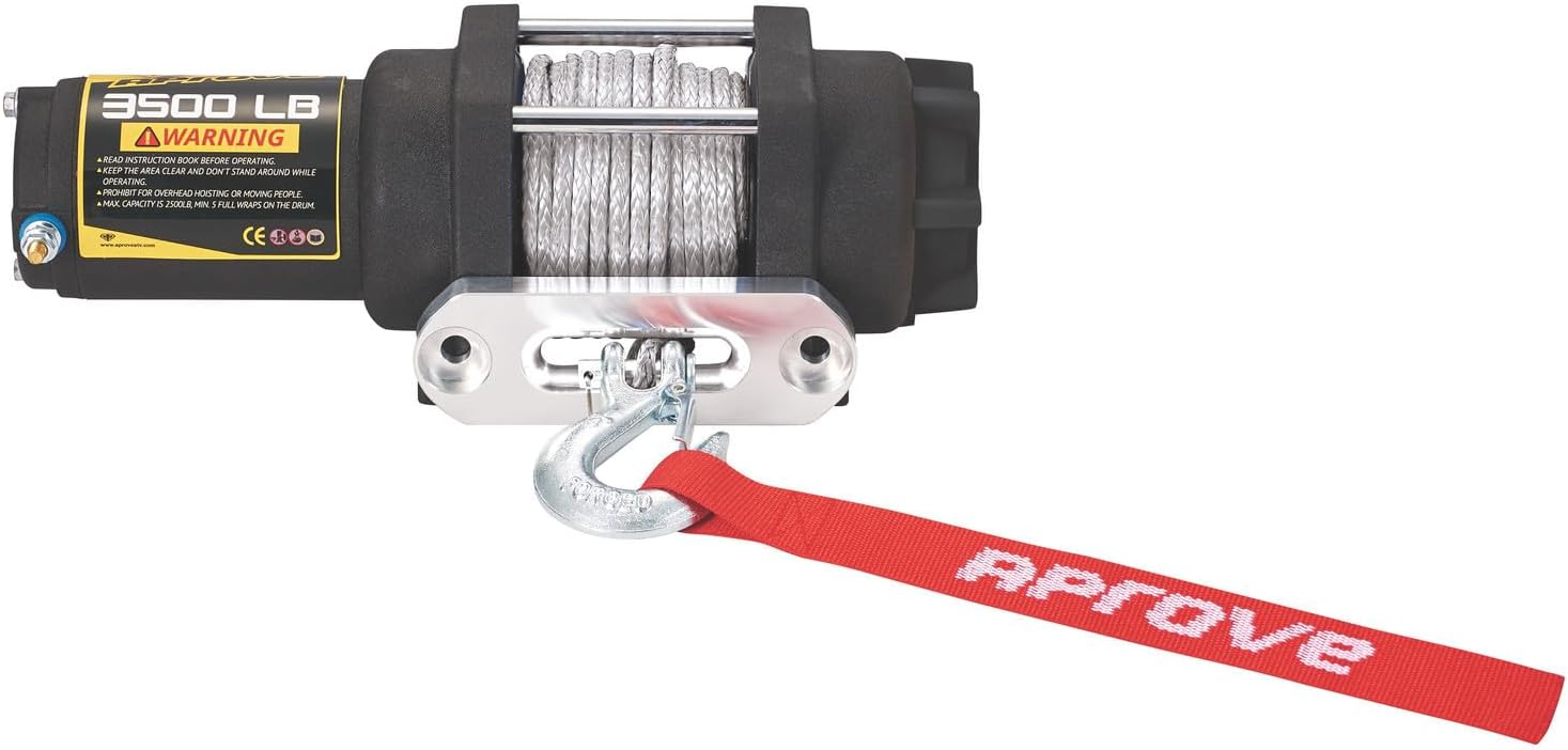 Replacement Powersports Parts For Aprove 3500 LB Winch with Dyneema Synthetic RopeMod-F3H-62