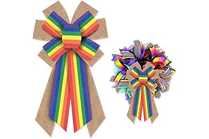 Hying Rainbow Christmas Wreath