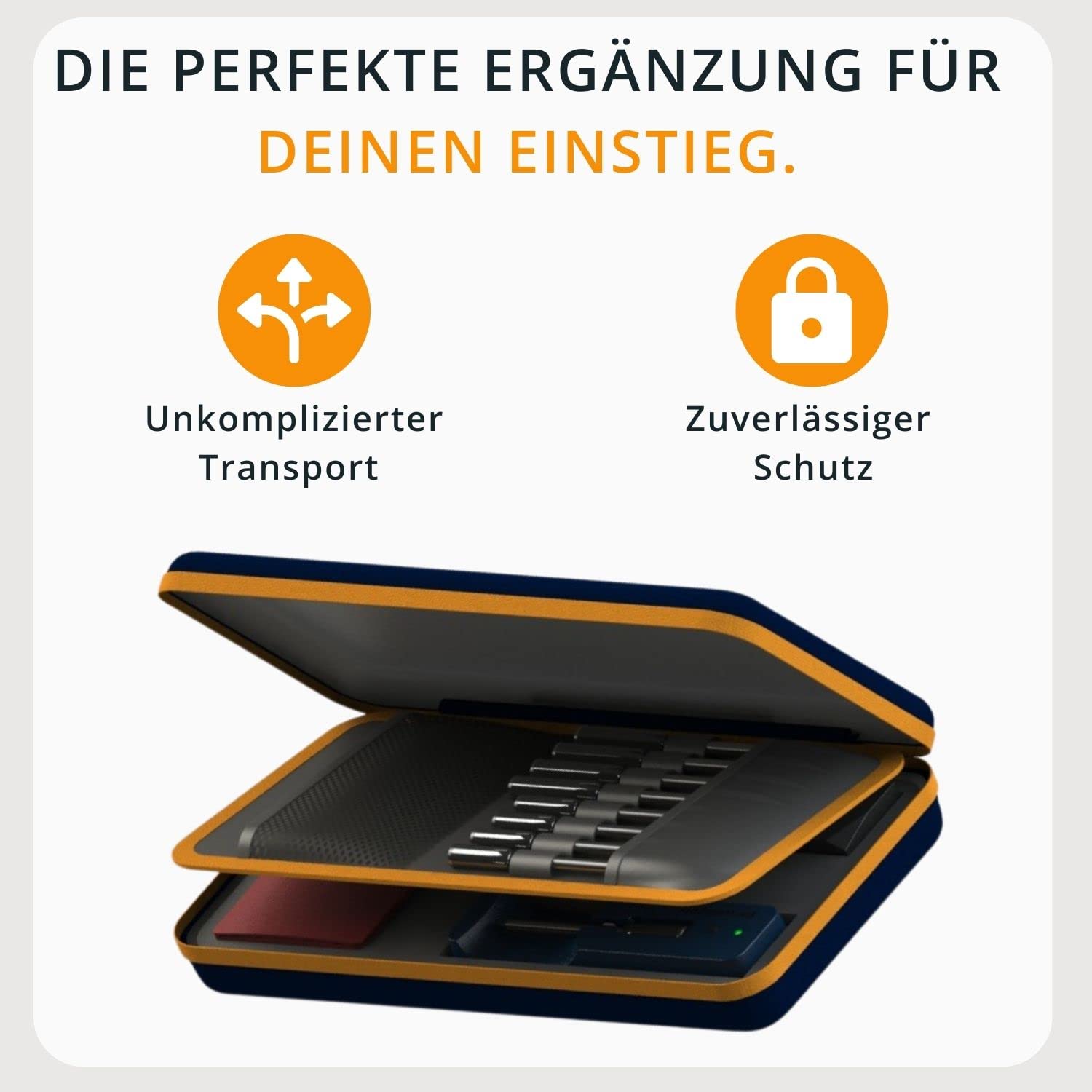 The MeatStick Bridge Set 1 Fleischthermometer Set I 1x MeatStick und WiFi Bridge für 90m Bluetooth Reichweite I inkl. Ladegerät und Tasche I kabellose Thermometer Grillzubehör