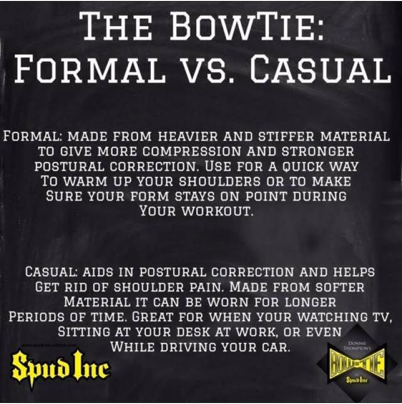 Spud, Inc. Formal Bowtie | Donnie Thompson Formal Bowtie (X-Large 225-260 LBS)