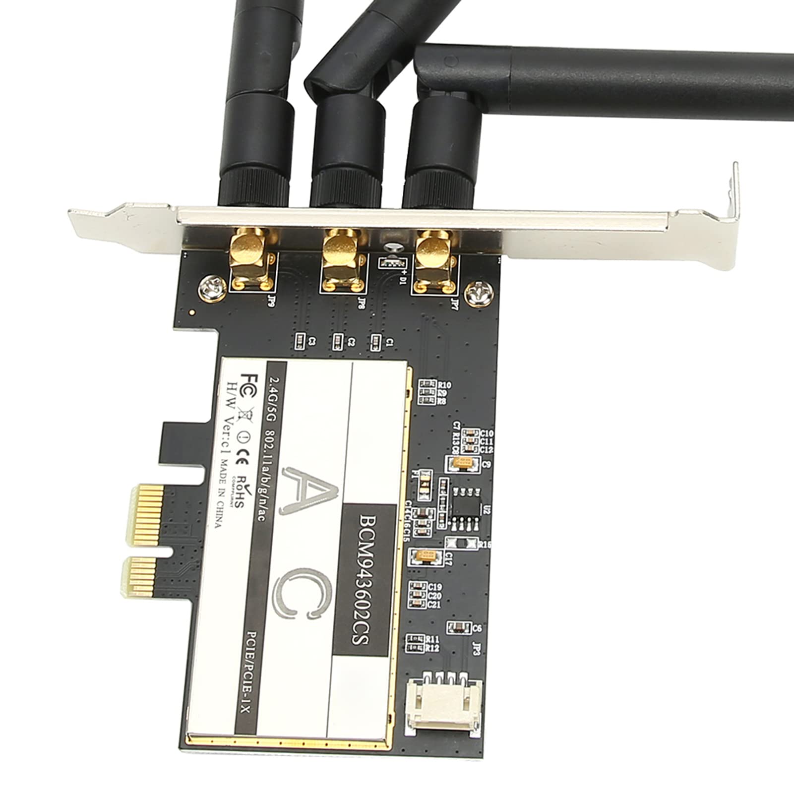 Cocoarm Scheda di Rete Wireless 802.11ac, Adattatore WLAN PCIe