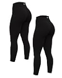 Women's Yoga Pants 7/8 High Waisted Workout Yoga Leggings for Women Butt Lifting Tummy Control Booty Tights