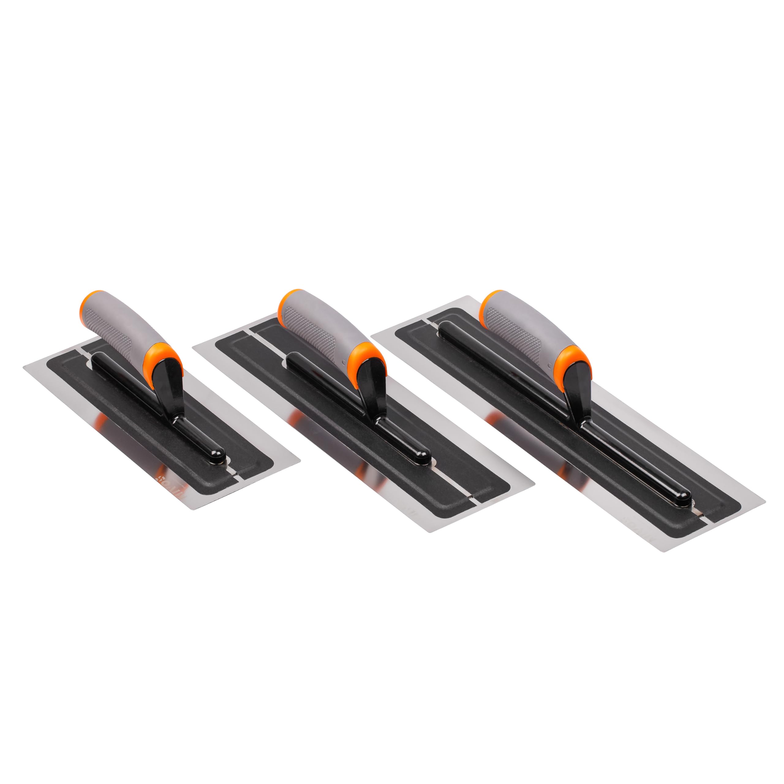 MIVOS Premium Lisciatore in Acciaio inossidabile di Alta Qualità 410x110mm - Lisciatore Professionale a Disco - Utensile per Cartongesso - Impugnatura Ergonomica e Antiscivolo - MADE IN EU