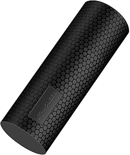 MOJEER ストレッチ用ポール ストレッチ用ぽーる 42cm ヨガポール 耐荷重130kg 肩甲骨 ローラー 筋肉ほぐし フォーム ローラー YJZ42001 (くろ)